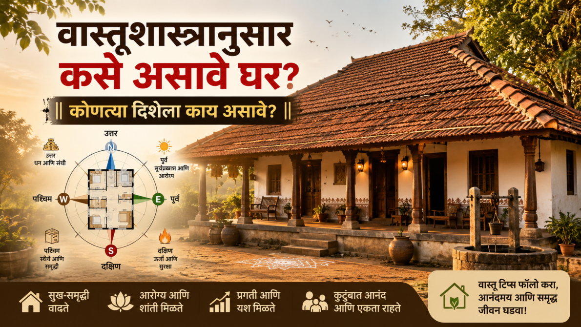 Vastu Shastra for Home in Marathi | House Direction Tips | Vastu Tips for New Home