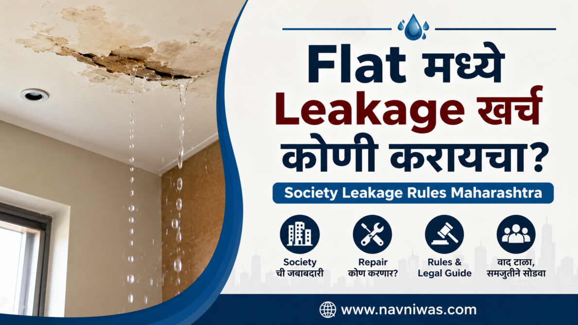 Flat Leakage Repair Rules Maharashtra | Society Maintenance Leakage Guide
