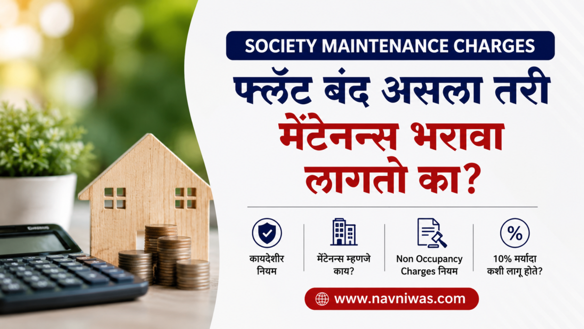Society Maintenance Charges Rules Maharashtra | Flat बंद असला तरी Maintenance भरावा लागतो का?