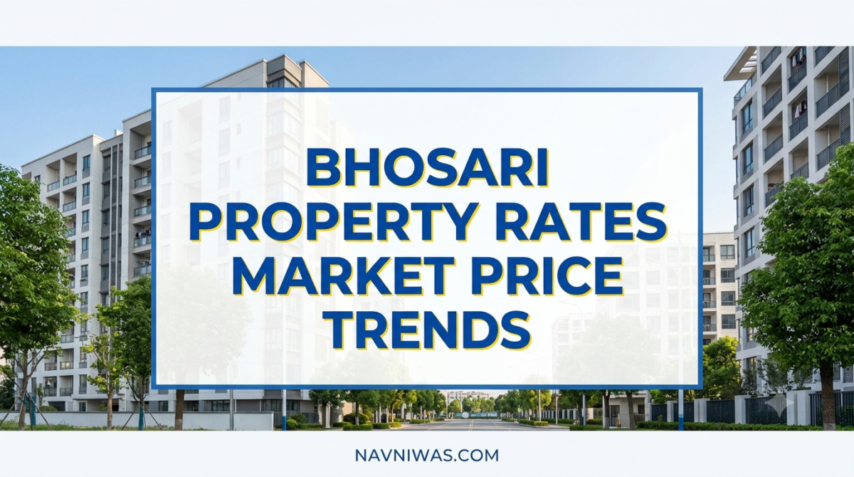 Modern residential apartments building layout in Bhosari PCMC Pune
