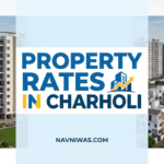 Map and infrastructure breakdown of property rates in Charholi Budruk PCMC Pune