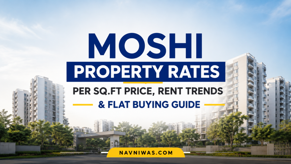 Moshi Property Rates Per Sq.Ft Price Guide with apartment buildings in Pune PCMC